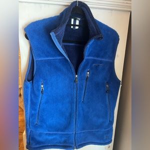 Patagonia R4 Fleece Vest Mens Size Medium Blue